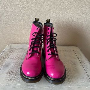 Dr Marten Hot Pink Boots